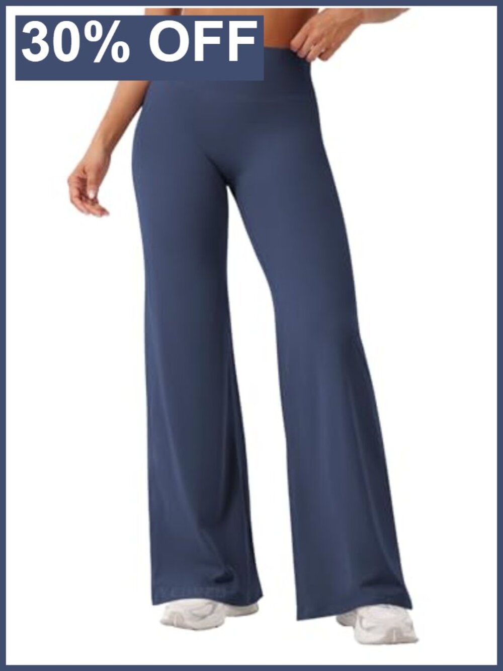 Straight Leg Workout Leggings High Waisted Yoga Pants No Front Seam